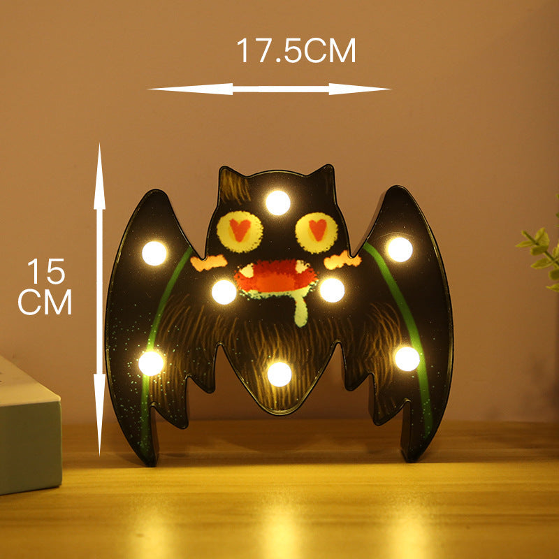 Halloween Lights Decoration LED Light Pumpkin Spider Bat Skull