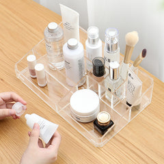 Transparent Plastic Makeup Table Finishing Box, Cosmetic Storage Box