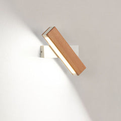 Wooden LED Wall Lamp Modern Adjustable Lighting room