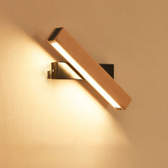 Wooden LED Wall Lamp Modern Adjustable Lighting room