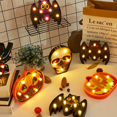 Halloween Lights Decoration LED Light Pumpkin Spider Bat Skull