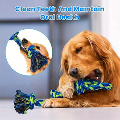 Heavy-Duty Rope Knot Dog Toys For Large Breeds Dental Health