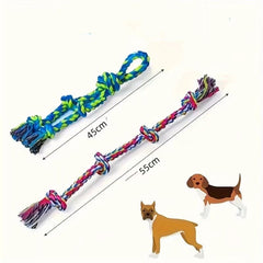 Heavy-Duty Rope Knot Dog Toys For Large Breeds Dental Health